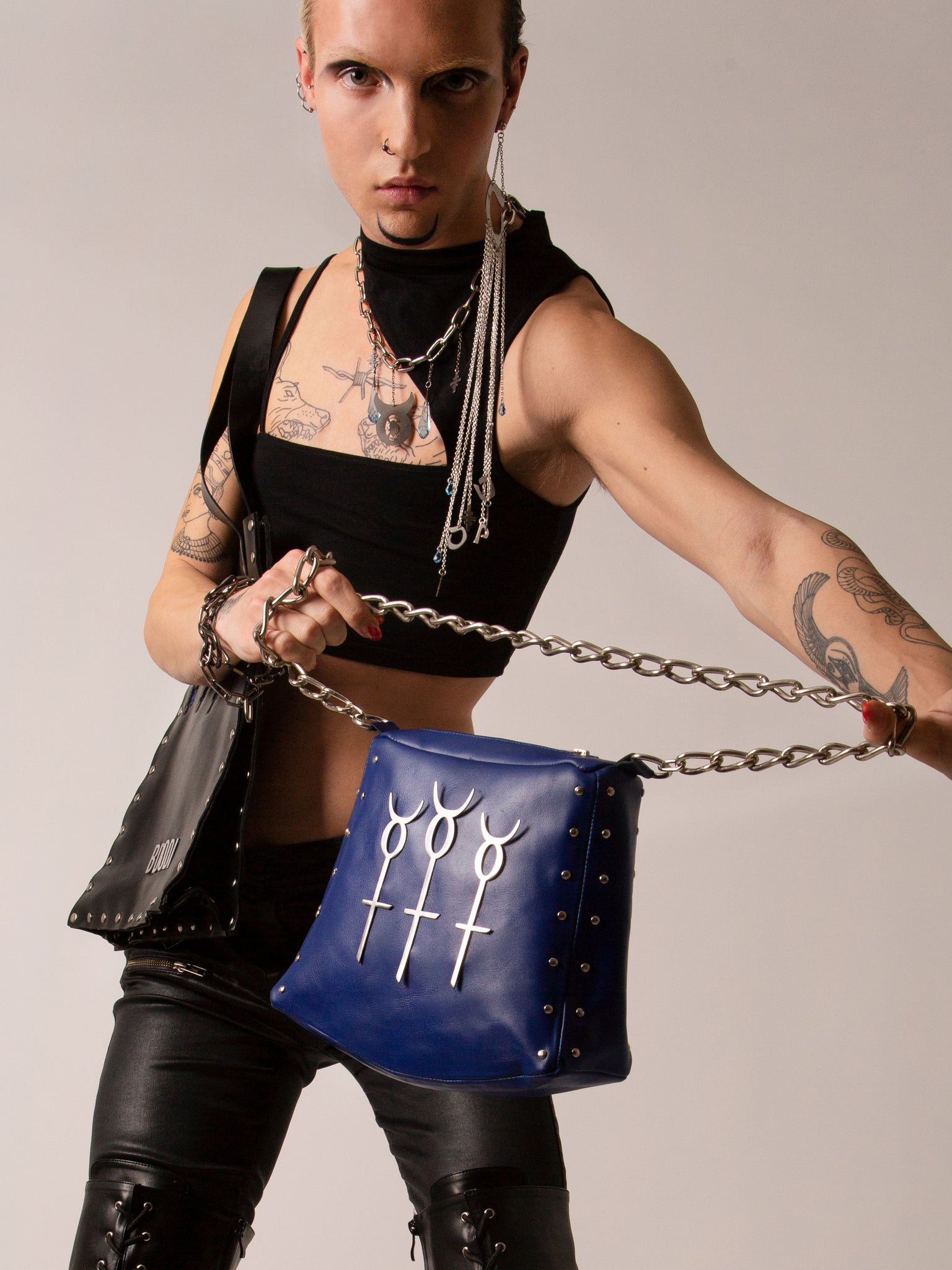 LILITH I -  BLUE crossbody bag